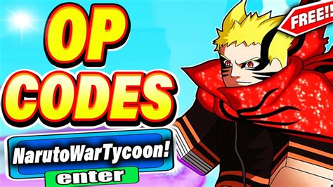 NEW UPDATE NEW CODES UPDATE NEW ALL CODES NARUTO WAR TYCOON ROBLOX