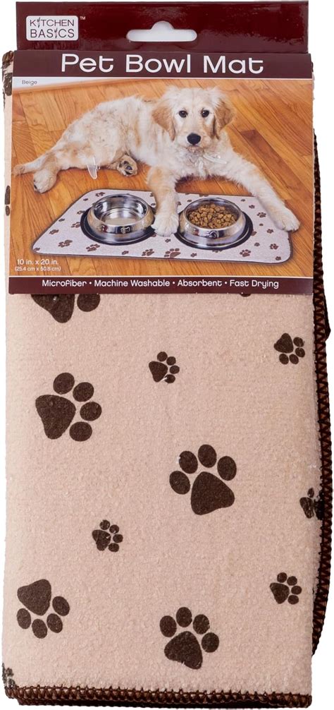 Amazon Kitchen Basics Xl Microfiber Pet Bowl Feeding Mat Anti