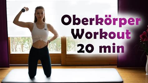 Oberkörper Workout Mit Kurzhanteln Für Frauen Zuhause Tag 3 Der Challenge Melanie Youtube