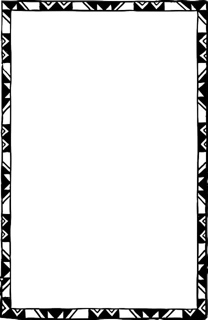 Clip art - Black Border Frame PNG Clipart png download - 416*640 - Free ...