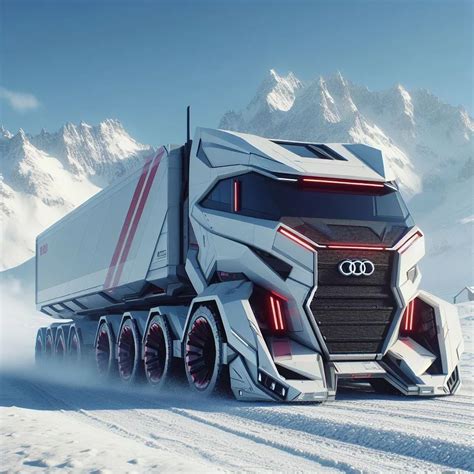 Future Explored on Instagram Audi Antarctic semi trucks в 2024 г