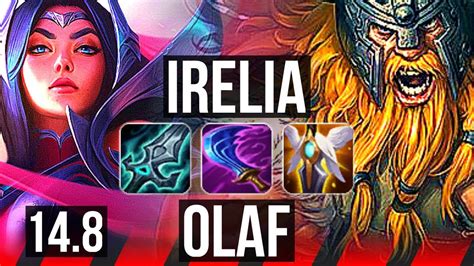 IRELIA Vs OLAF TOP 9 Solo Kills 12 2 3 Legendary EUW Master