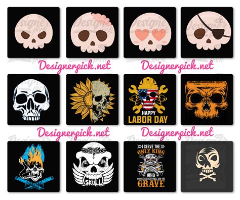 Skull Svg Bundle Best Quality Design Bundle