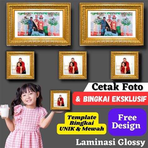 Jual Cetak Foto Bingkai Mdf Template Exclusive Shopee Indonesia