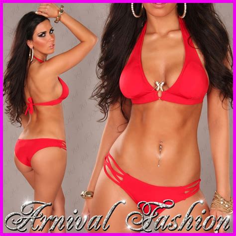 New Sexy Womens Designer Swimwear Bikini Set Hot Padded Bikinis Ladies Beachwear Ebay