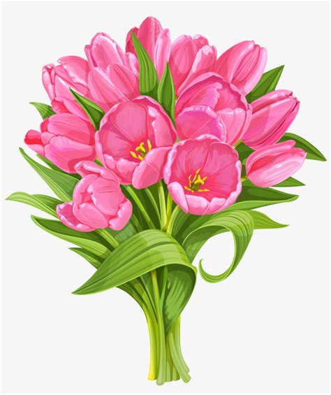 Png Transparent Library No Background Flower Cliparts - Flower Bouquet ...