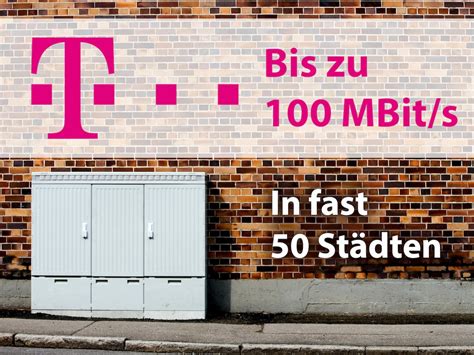 Telekom Vdsl Bis Zu 100 Mbit S In Fast 50 Städten Teltarif De News