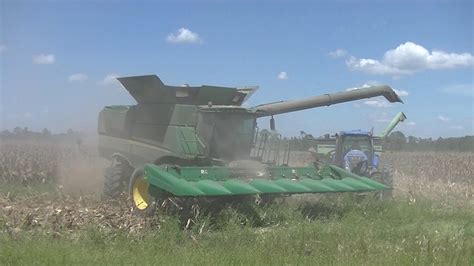 John Deere S680 Combining Corn Mckelvy Farms 2019 Corn Harvest Pt2 Youtube