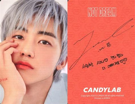 駿河屋 Nct Dreamジェミンjaemin裏面印刷サイン入り「nct Dream X Candylab」スペシャルイベント