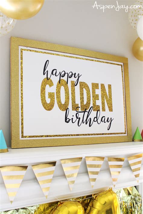 What is a Golden Birthday & 18 Ideas to make it EPIC - Aspen Jay