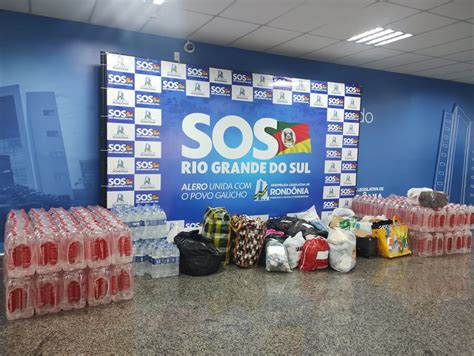 Assembleia Legislativa de Rondônia envia doações para o Rio Grande do