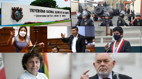 Congresistas A Favor Y En Contra Del Desalojo Policial A Manifestantes