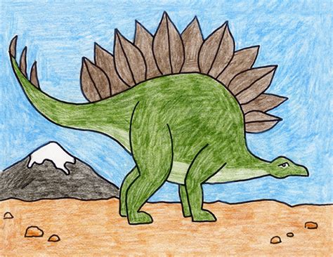 Stegosaurus Drawing