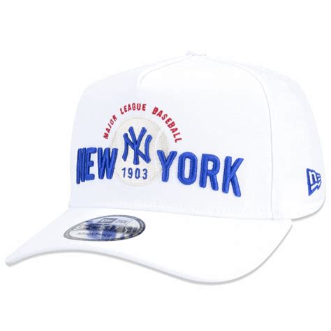 Boné New Era 9FORTY A Frame Snapback MLB New York Yankees Core Aba