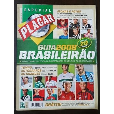 Revista Futebol Placar Especial Guia Brasileiro Tabela Shopee Brasil