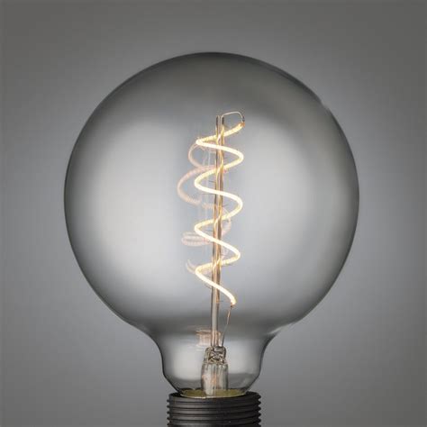 Big Round Retro Led Lightbulb Giant Spiral Filament Globe