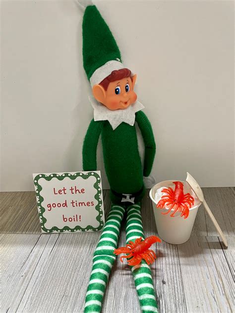 Elf Activity Kit 2022 Elf Prop Kit Elf Arrival Elf Games Etsy