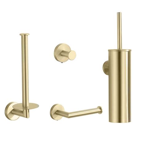 Ensemble D Accessoires De Toilette Banio Brass Pi Ces En Laiton