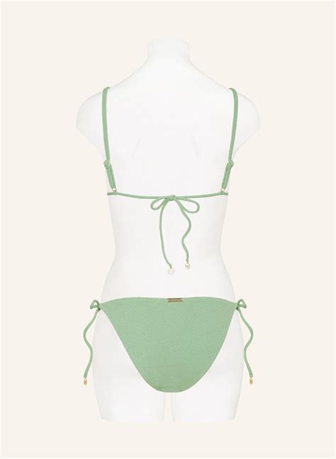 watercult Triangel Bikini Hose SWIM SPARKLE mit Glitzergarn in hellgrün