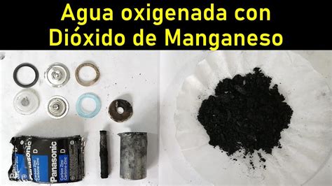 Descomposici N De Agua Oxigenada Con Di Xido De Manganeso Youtube