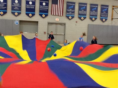 Parachute in Physical Education Class