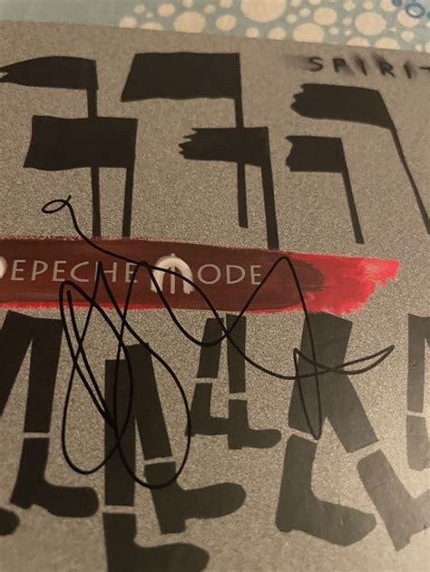 Depeche Mode Cd Spirit Signed By Dave Gahan Kaufen Auf Ricardo