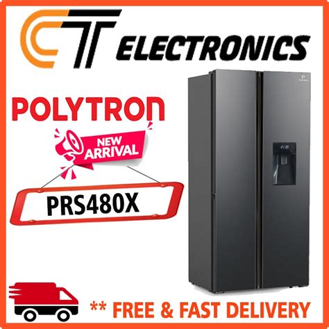 Jual POLYTRON PRS480X KULKAS SIDE BY SIDE INVERTER DISPENSER PRS 480