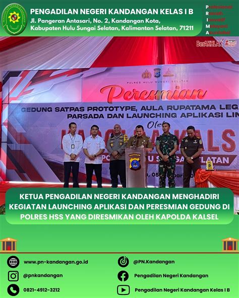 Launching Aplikasi Limapi Peresmian Gedung Satpas Dan Peresmian