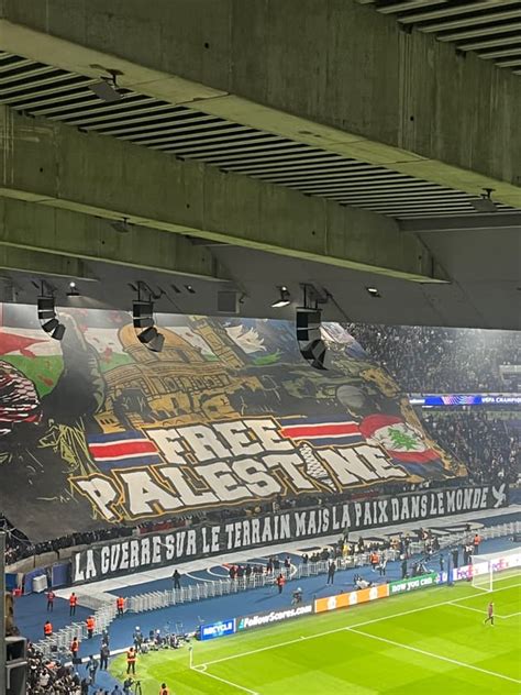 Psg Atl Tico Le Club Assure Qu Il N Tait Pas Au Courant Du Tifo Free