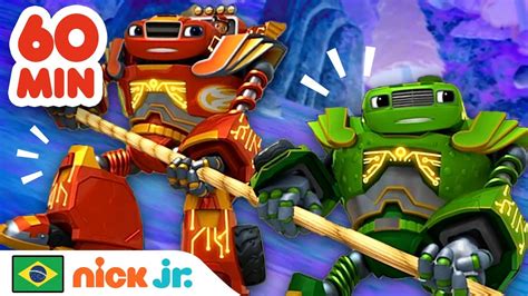 Blaze E Os Monster Machines 1 Hora Os Monster Machines Resgatando