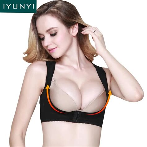 Iyunyi Women Back Posture Correction Belt Belt Breast Lift Corset Posture Corrector Women Beauty