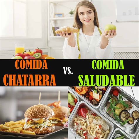 Los Alimentos Diferencias Entre Comida Chatarra Y Comida Sana Images