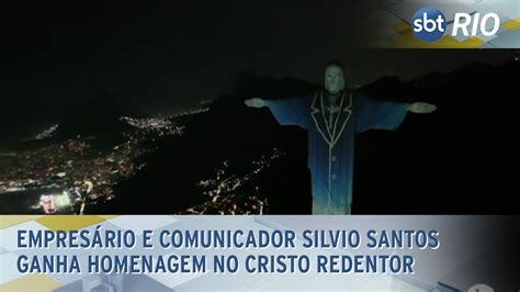 Empres Rio E Comunicador Silvio Santos Ganha Homenagem No Cristo