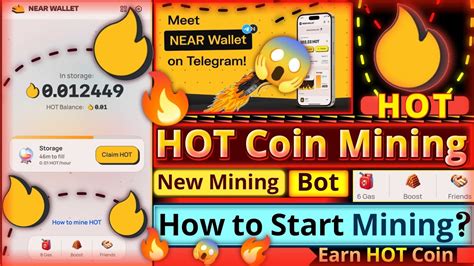 HOT Coin Mining NEAR Wallet On Telegram How To Earn HOT Coins