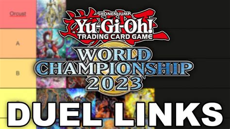 Duel Links World Championship Qualifier Tier List Best Decks To Make