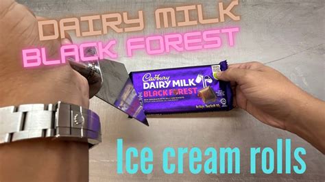 Ice Cream Rolls Dairymilk Snickers Ice Cream Rolls Indian ASMR