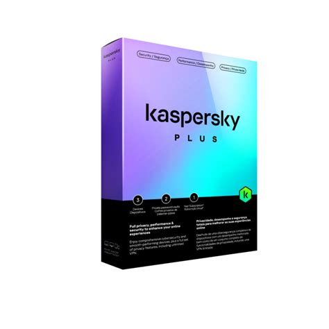 Kaspersky Plus 3 Devices 1 Year SlimSierra HiFi Corporation