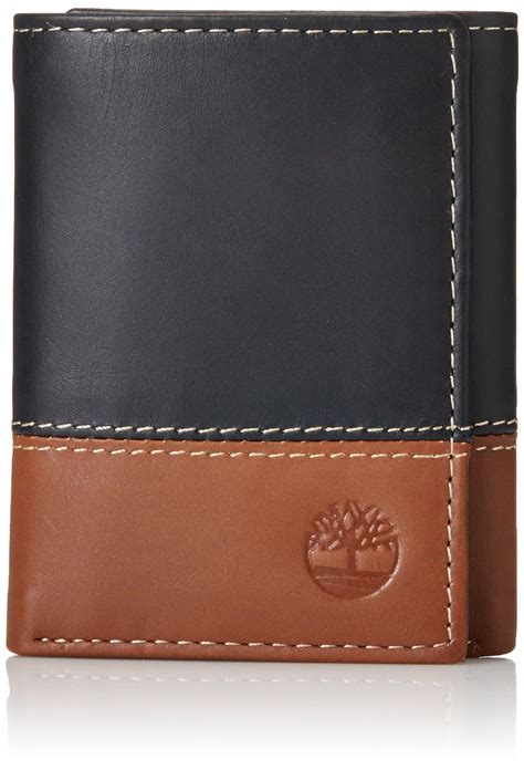 Timberland Men S Hunter Colorblocked Trifold Wallet Leather Wallet