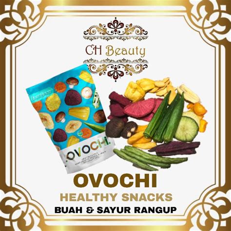 OVOCHI MIX CHIPS HEALTHY SNACKS KEREPEK SAYUR SAYURAN BUAH BUAHAN