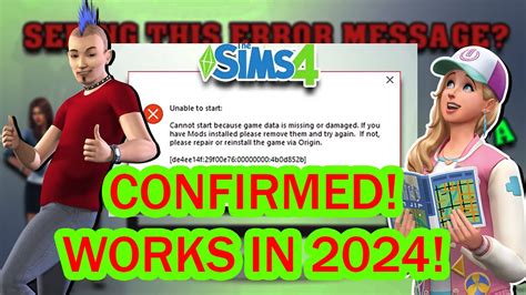 STILL WORKS IN 2024 How To Fix The Sims 4 Unable To Start Error In EA