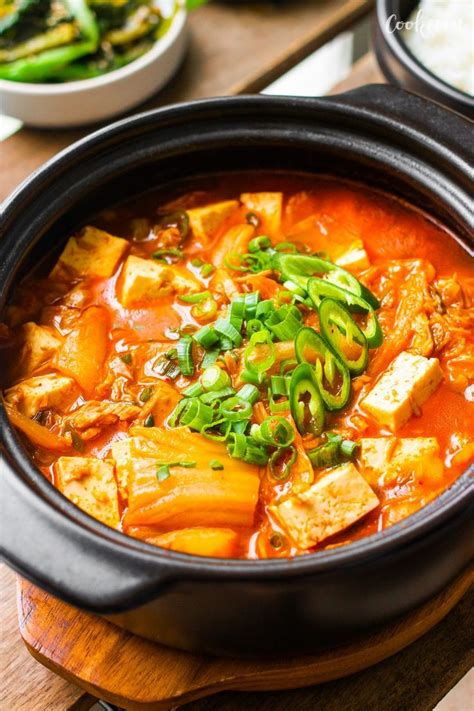 Easy Kimchi Jjigae Kimchi Stew Recipe Vegetarian Kimchi Kimchi