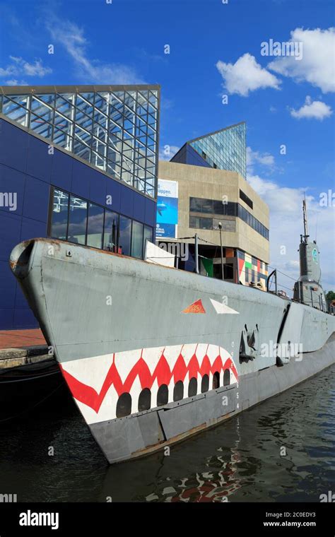 Uss Torsk Submarine Inner Harbor Baltimore Maryland Usa Stock Photo