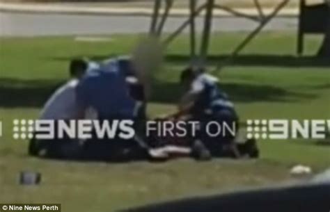 Wa Police Officer Filmed Punching Man In The Face During Arrest As Cops