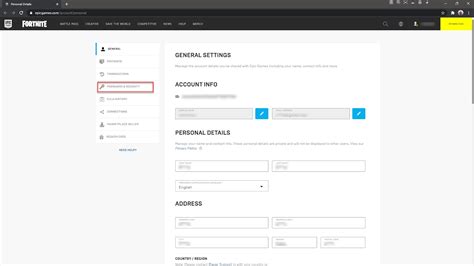 Comment Changer Votre Mot De Passe Fortnite Dans Le Lanceur Epic Games