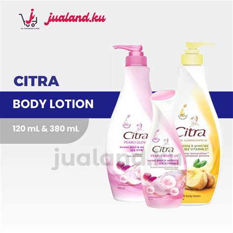 Jual Citra Hand Body Lotion Bengkoang Natural Glow UV 380 ML Shopee