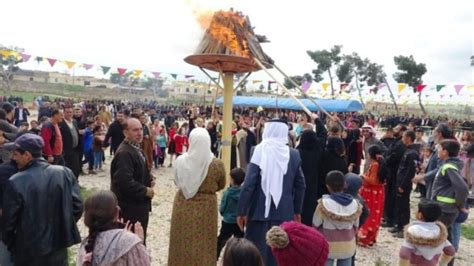 Anf Kuzey Ve Do U Suriyedeki Newroz Kutlamalar Nda Abdullah Calana