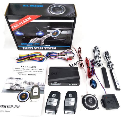 Car Alarm Passive Keyless Entry Push Button Start Remote Control ...