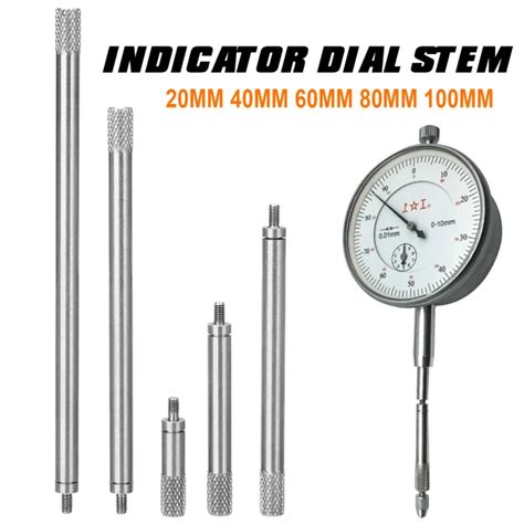 5pcs HSS Indicator Dial Rod Durable Dial Digital Indicator Extension