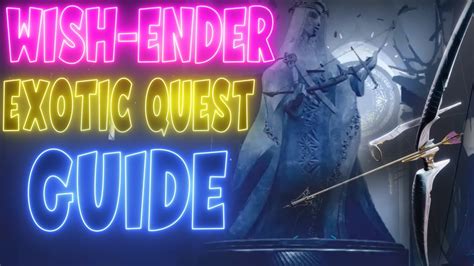 Wish Ender Exotic Quest GUIDE 2021 Forsaken Free Dec 7 Destiny 2