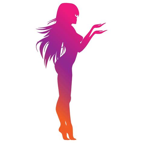 cute girl silhouette illustration 16268870 Vector Art at Vecteezy